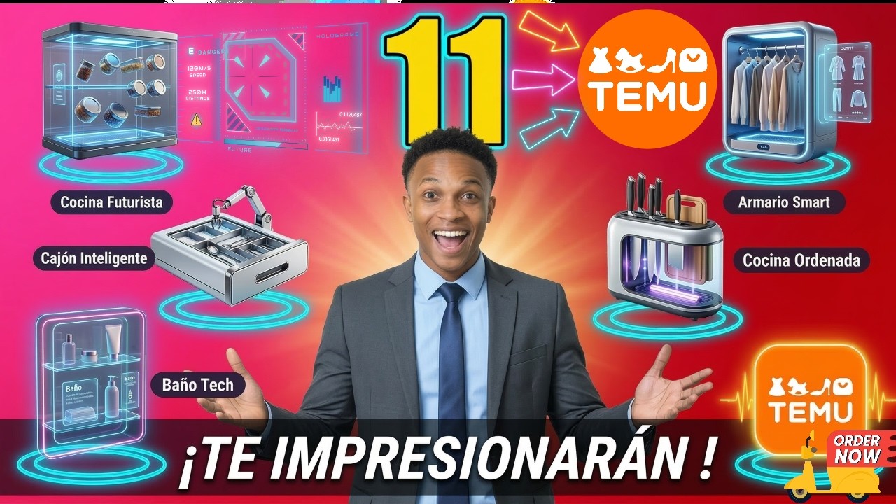 11 Productos GENIALES de Temu para Organizar tu Hogar 🏠 (Cocina, Baño, Habitación y Más) TEMU 2026