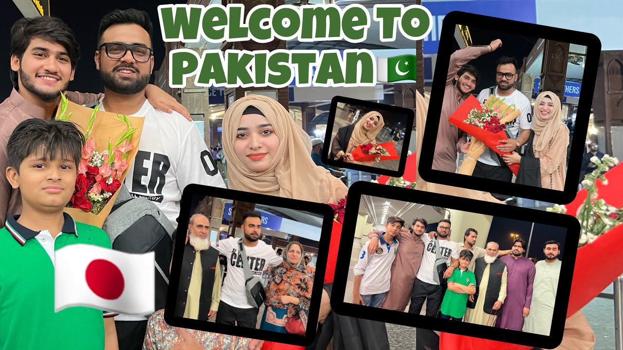 Hassan Bhai 2 saal Baad Aye Japan Se Pakistan 🇵🇰 Laiba Fatima and Ahmad Vlogs.