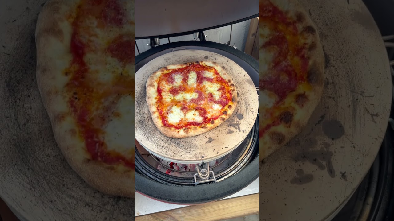 Funday Night Pizza on the Kamado Joe &ndash; Nduja, Salami & Hot Honey 🍕🇮🇹