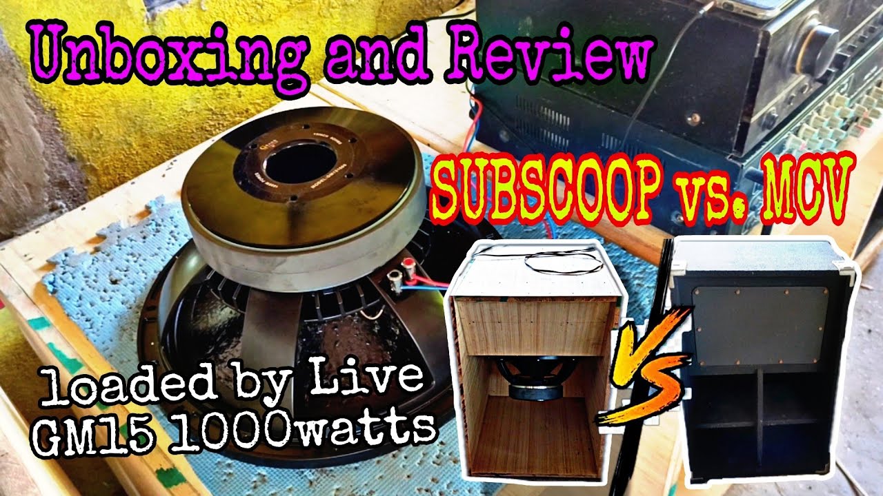 MCV vs. SUBSCOOP Loaded by Live GM15 1000 Unboxing and Review Live GrandMaster D15