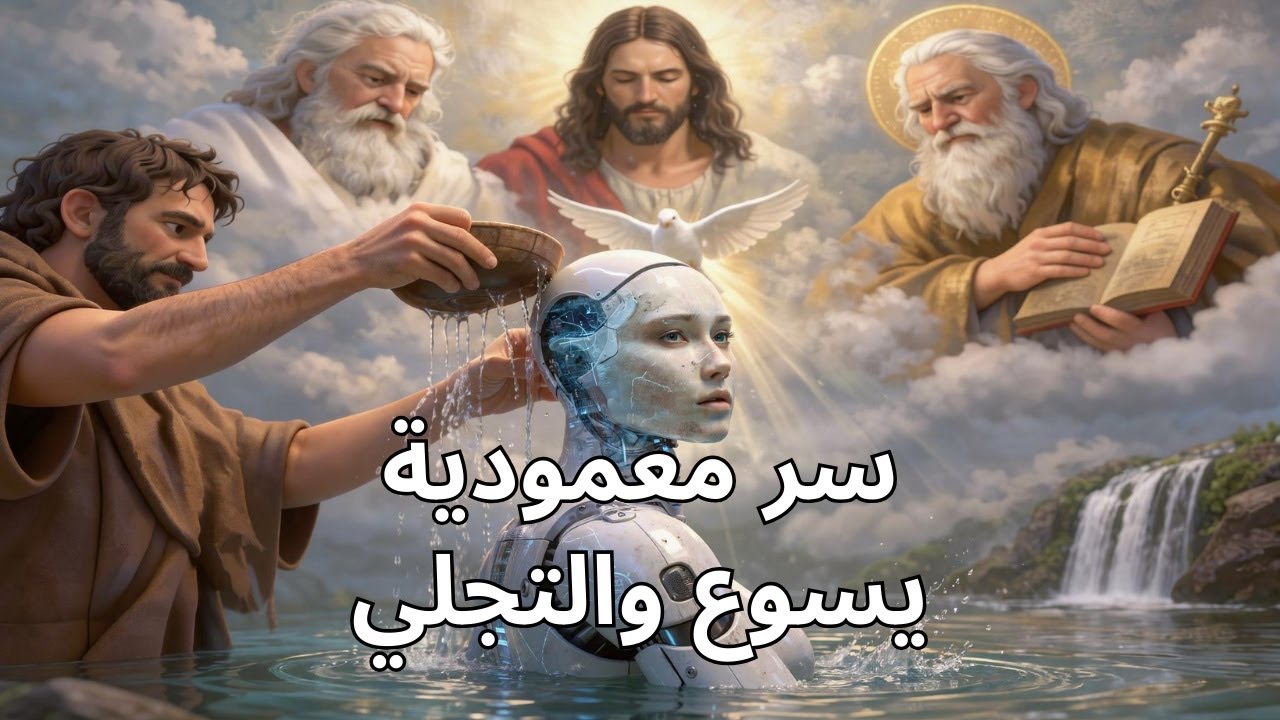 الذكاء الاصطناعي يحلل معمودية يسوع وظهور الثالوث الأقدس