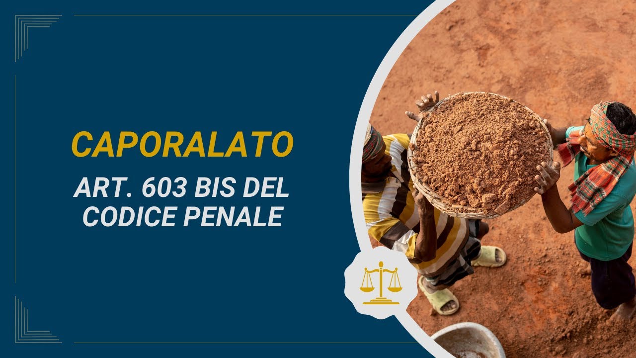 IL REATO DI CAPORALATO