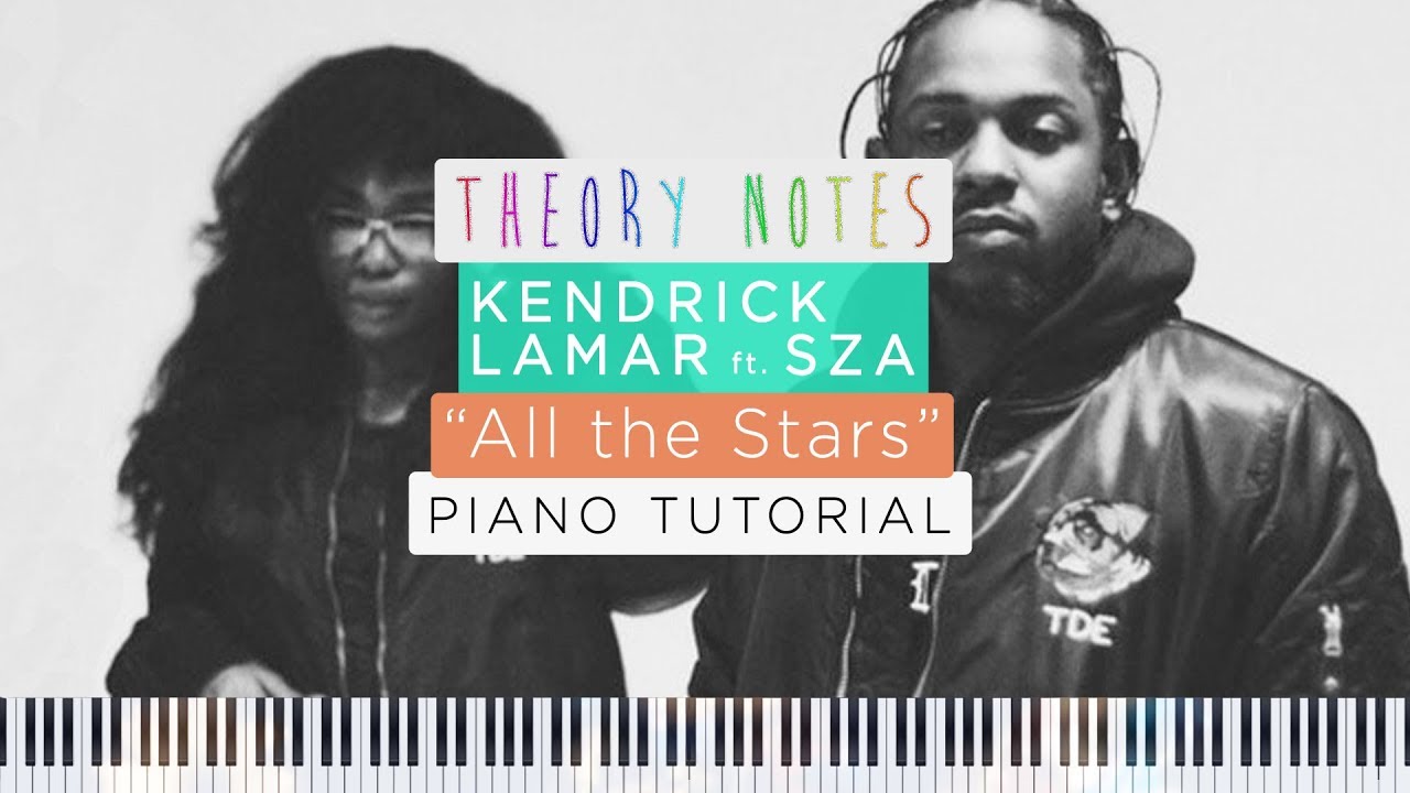 How to Play Kendrick Lamar ft. SZA - All The Stars | Theory Notes Piano Tutorial