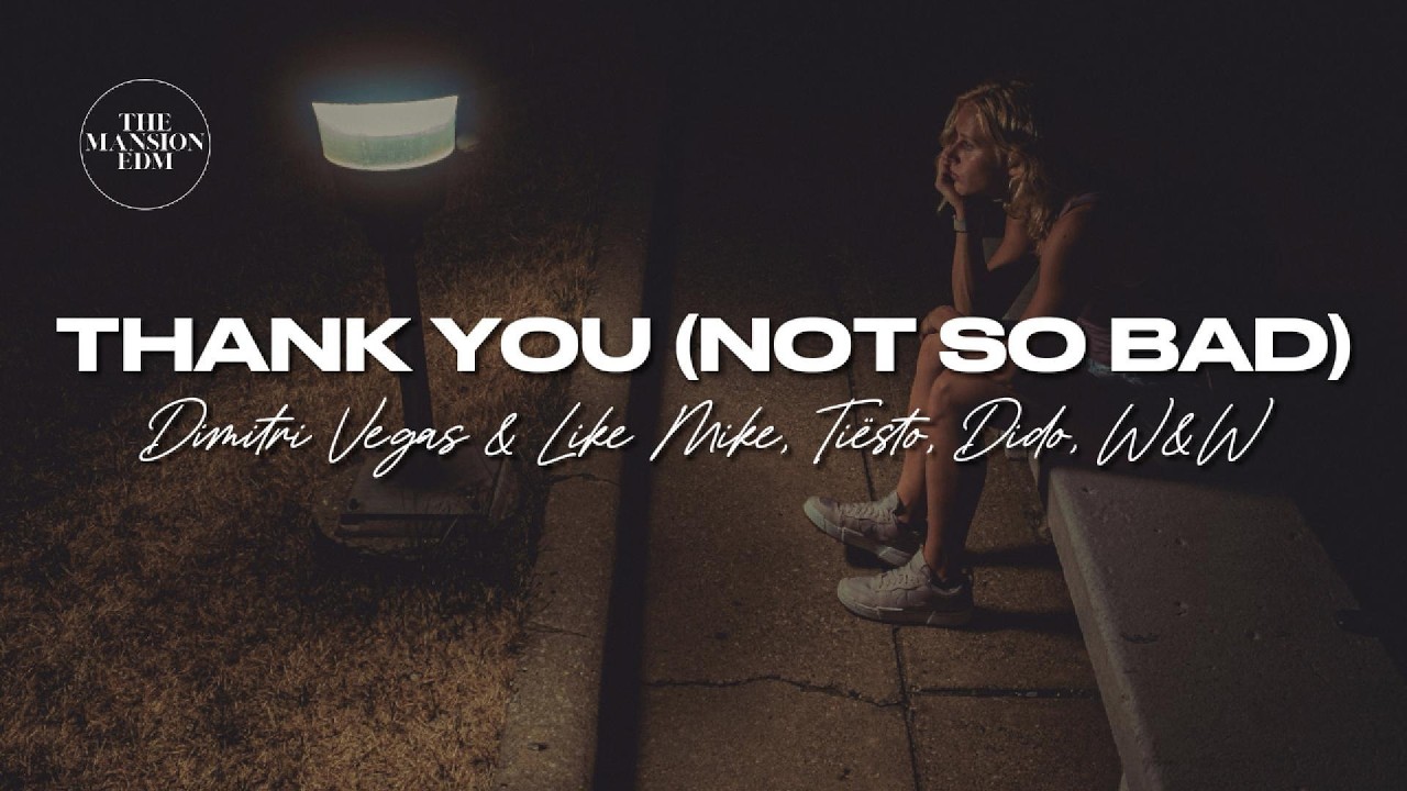 Dimitri Vegas & Like Mike, Tiesto, Dido, W&W - Thank You (Not So Bad) (Lyrics)