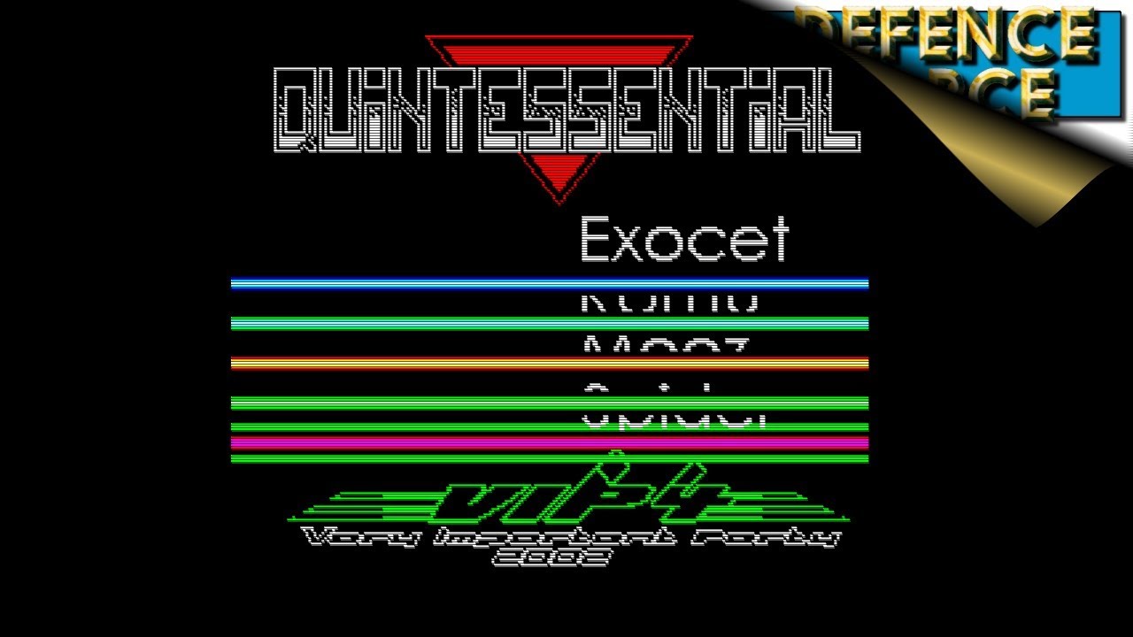 Quintessential Oric demo by Defence Force (aka VIP4 demo)