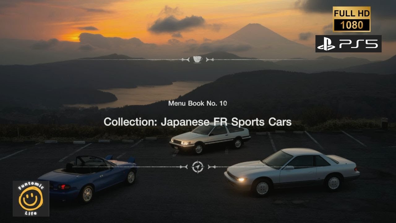 GT7 - Menu Book 10 Collection Japanese FR Car | PS5 Gameplay |1080P
