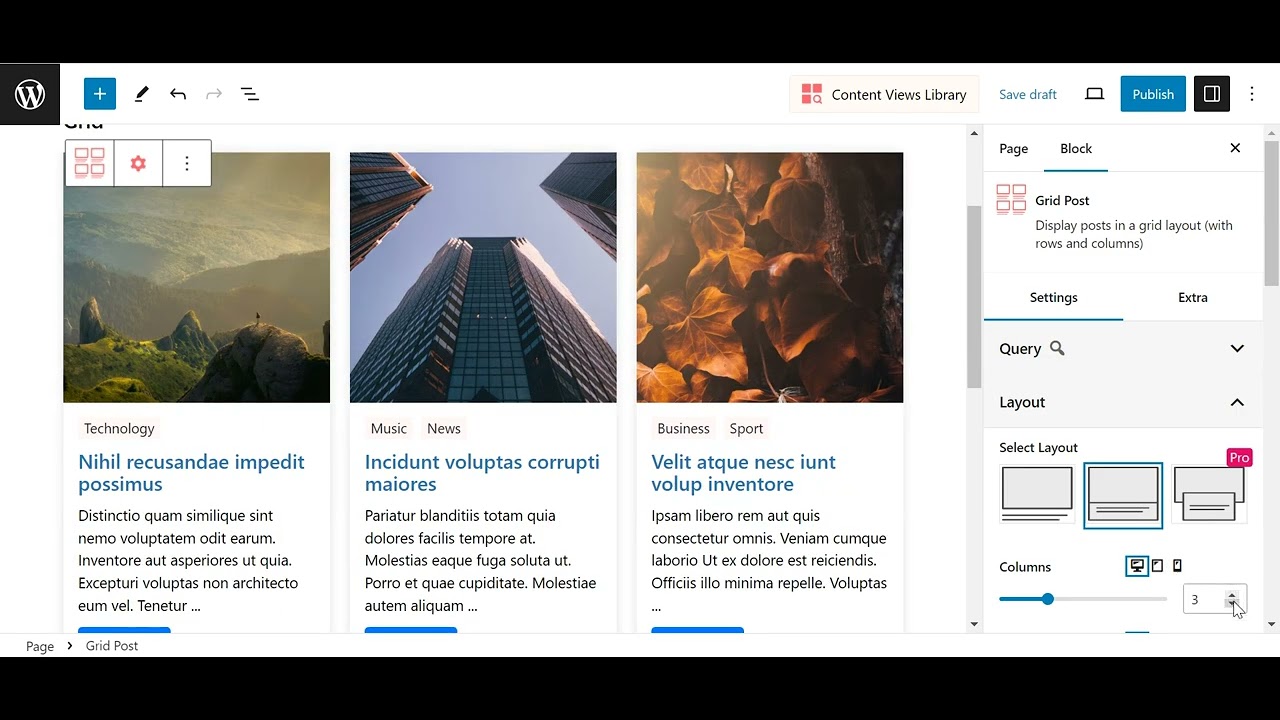 Content Views - Post Grid Blocks for WordPress Block Editor (Gutenberg)
