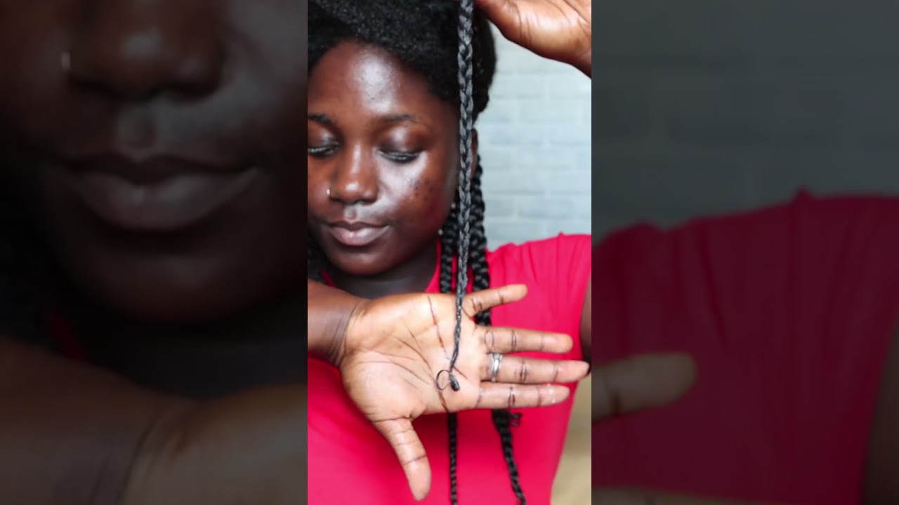 😯😍NEW HAIR GROWTH ROUTINE ⁉️ Box Braids on Natural hair using MOUSSE + GREASE