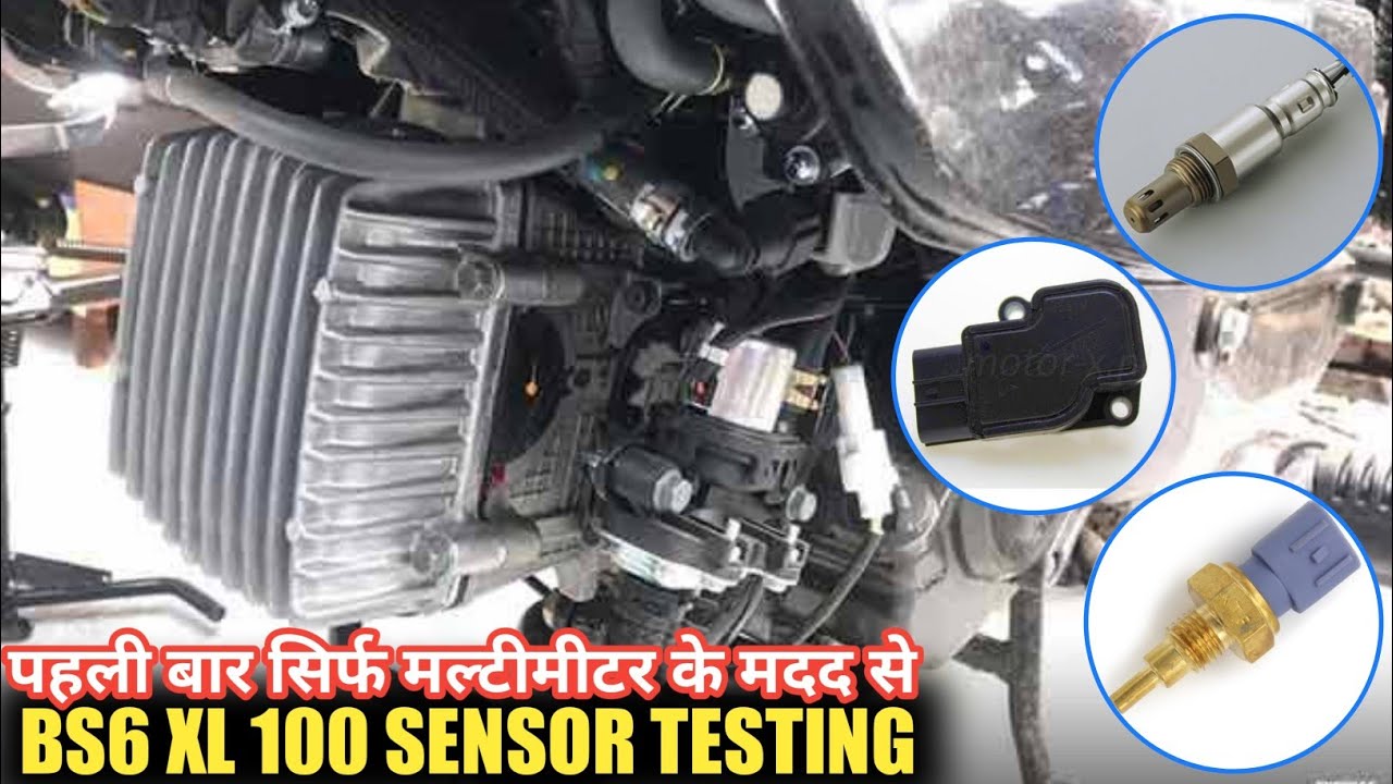 Tvs Xl BS6 Sensor Testing on Multimeter ( TPS, Tharmal, O2 Sensor) Working And Testing