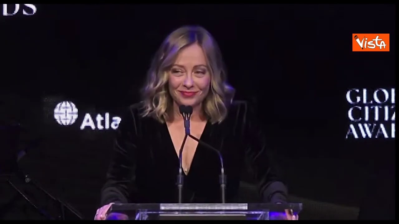 Meloni premiata all'Atlantic Council - Il discorso INTEGRALE