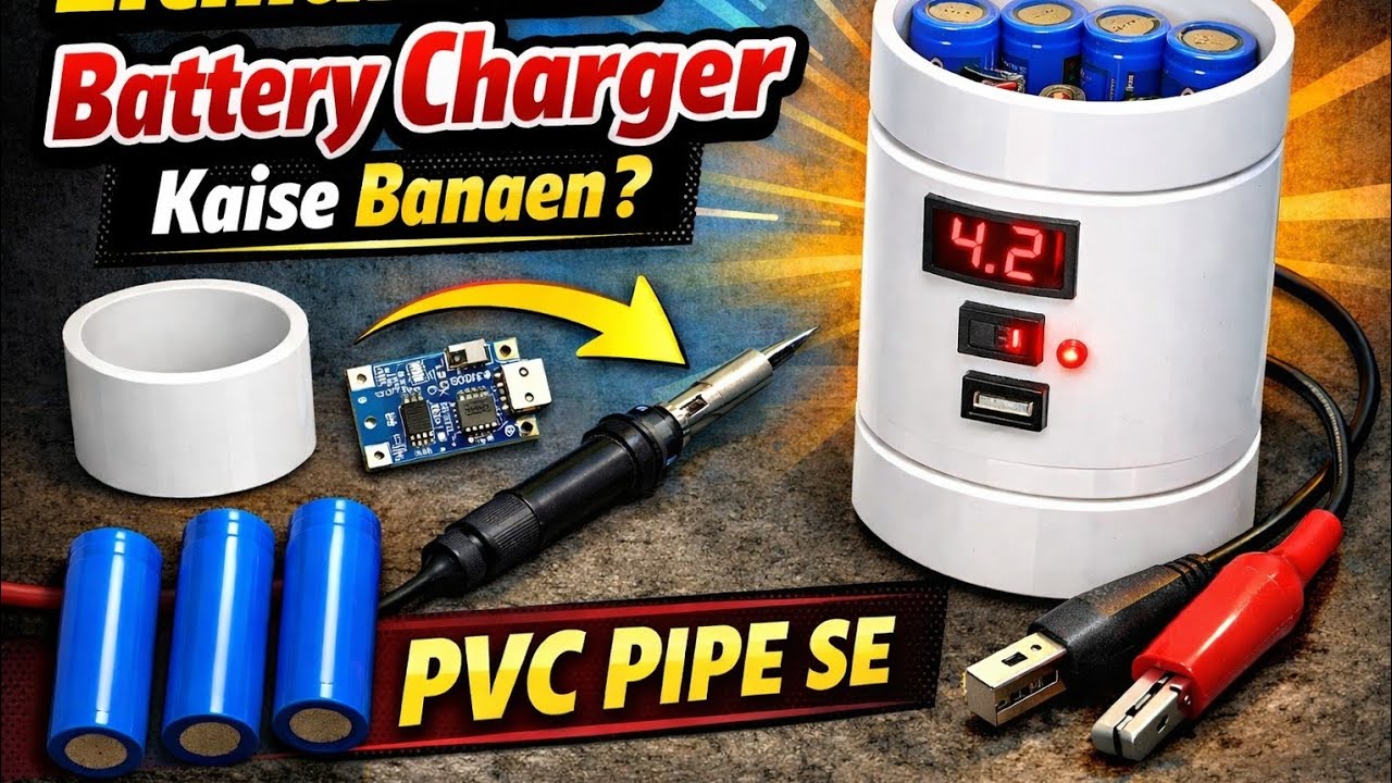 I Made A DIY Lithium Battery Charger
