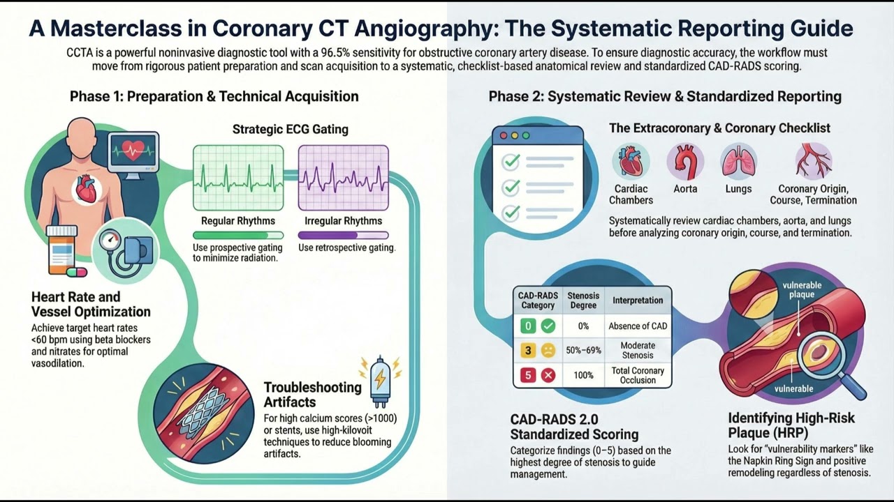 Mastering Coronary CT Angiography: Guide to Acquisition, Interpretation, and CAD-RADS 2.0-Podcast
