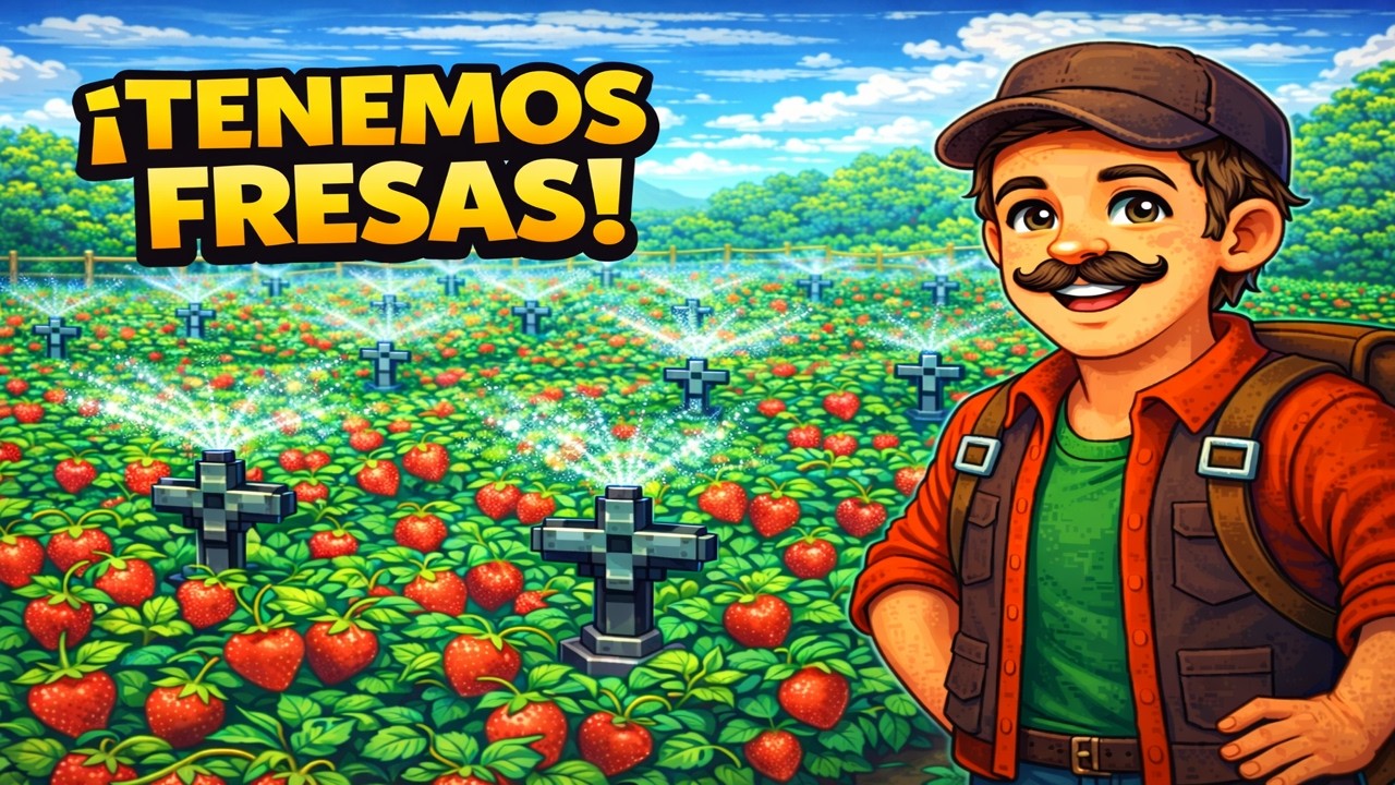 ¡Nuestra PRIMERA PLANTACIÓN de FRESAS en Stardew Valley! 🍓🌱 | Granja Eisier - Ep 5