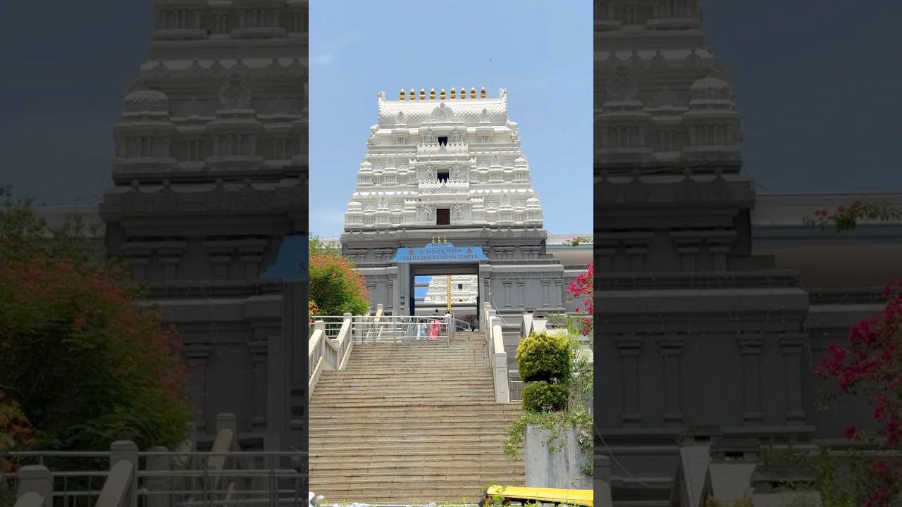 Radha Krishna Temple | Iskcon Temple Bangalore #iskcon #radhakrishna #temple #trending #viral