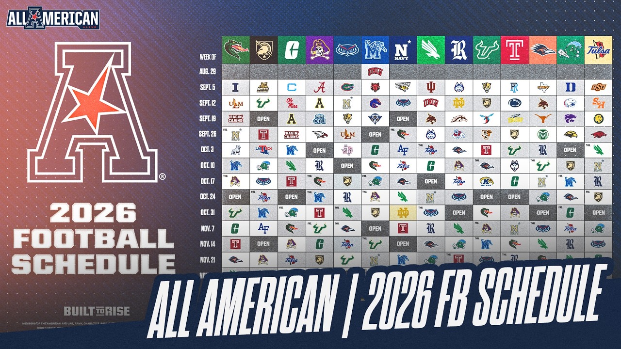 All American Special Edition: 2026 Football Schedule Release