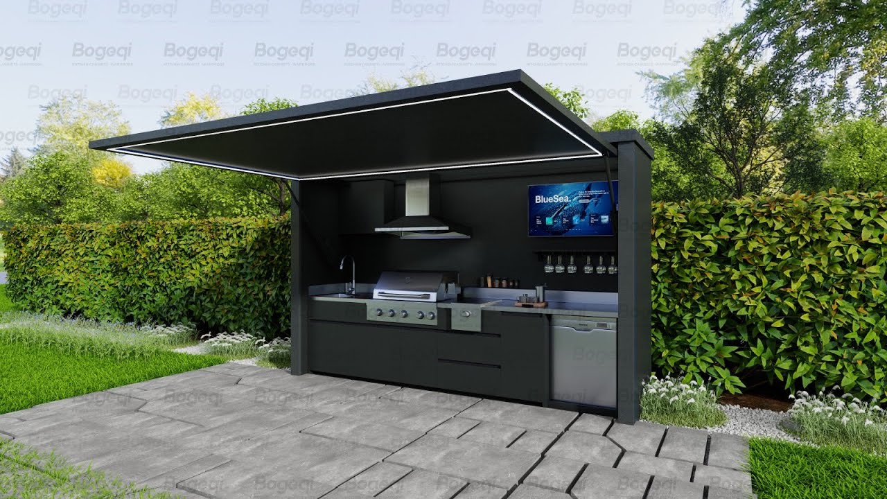 Beautiful Outdoor Kitchen Pods