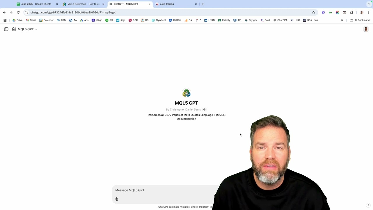 MQL5 GPT // Custom AI Chatbot for Meta Quotes Language 5