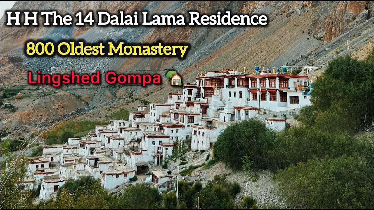 H H The 14 Dalai Lama blessing#Lingshed Gompa | 800 Old Monastery#Dalai Lama Residence#travel#ladakh