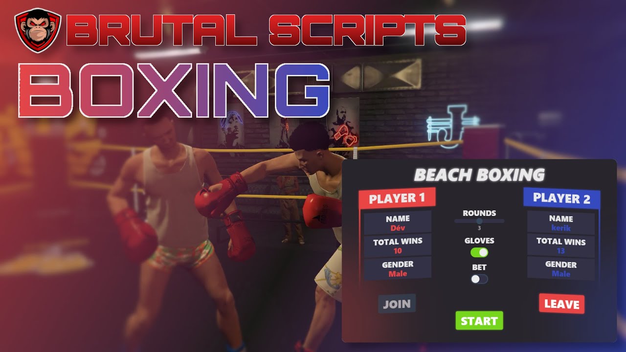 FiveM Boxing Script [ESX & QBCore/QBOX] | Brutal Scripts