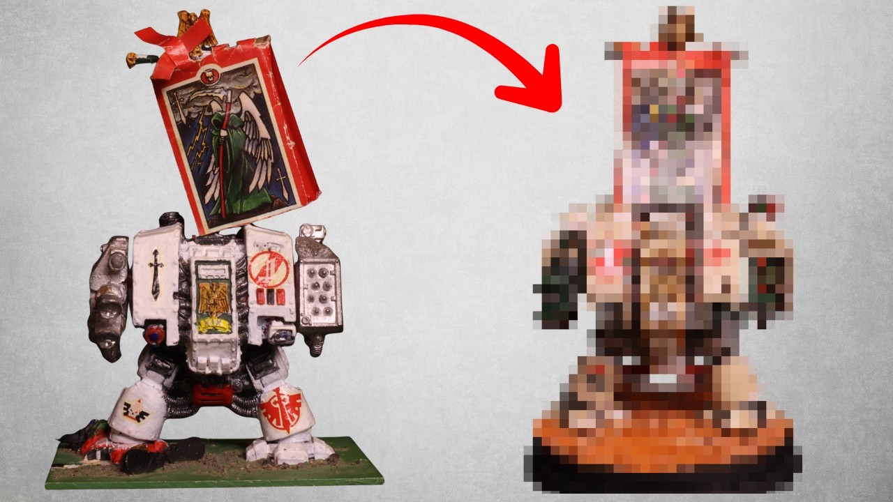 Rescuing a 2nd Edition Dark Angels Dreadnought!