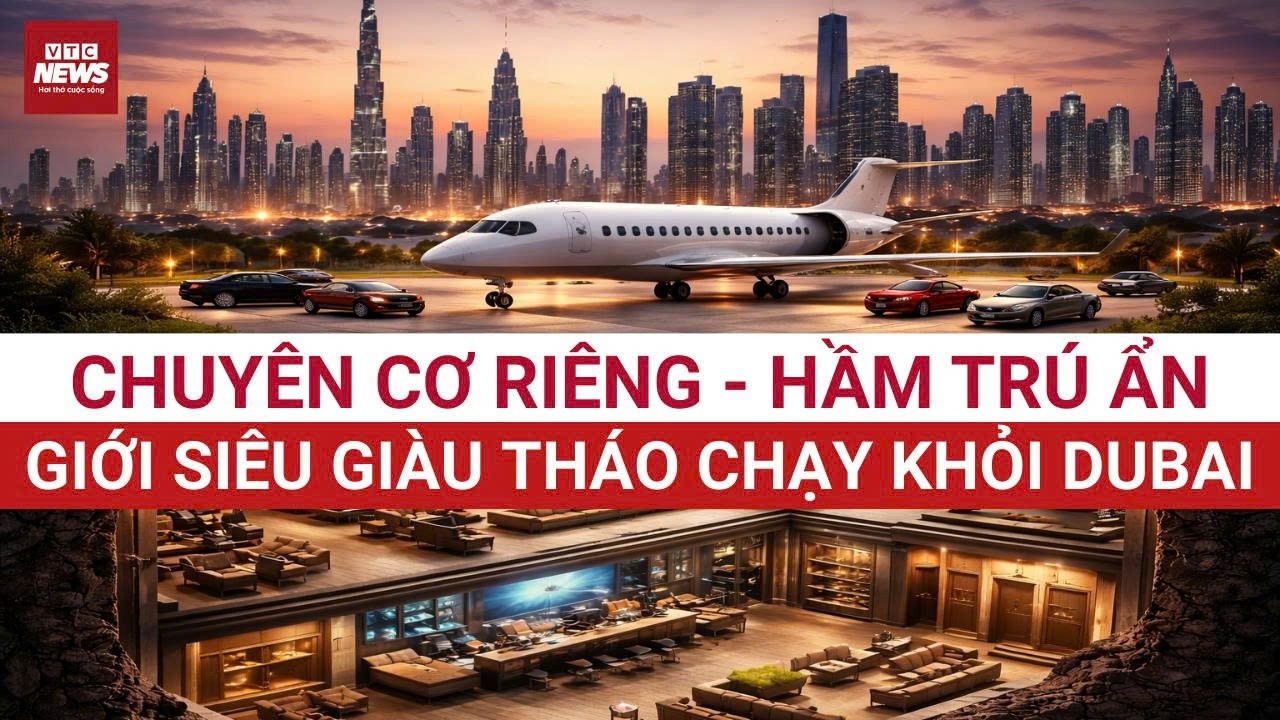 Chi 300.000 USD chỉ để rời Dubai: Nỗi sợ hãi của giới siêu giàu khi chiến sự leo thang | VTC News