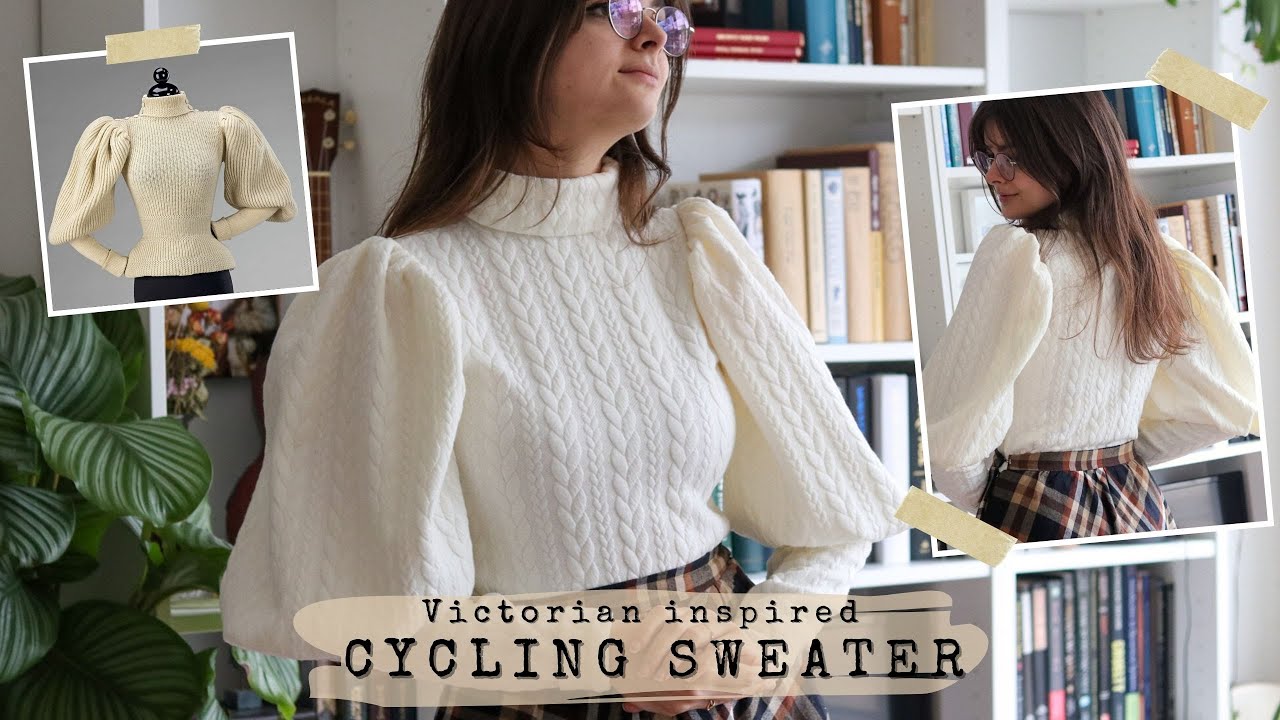 Sewing An 1890s Inspired Cycling Sweater 🧵 No Knit Historybounding Sweater