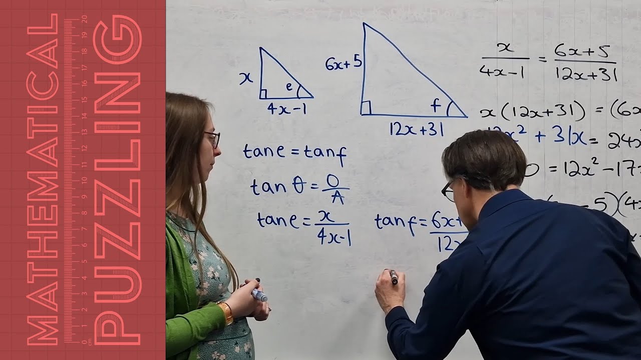 Unusual GCSE questions #1 - a trigonometry and algebra mash-up