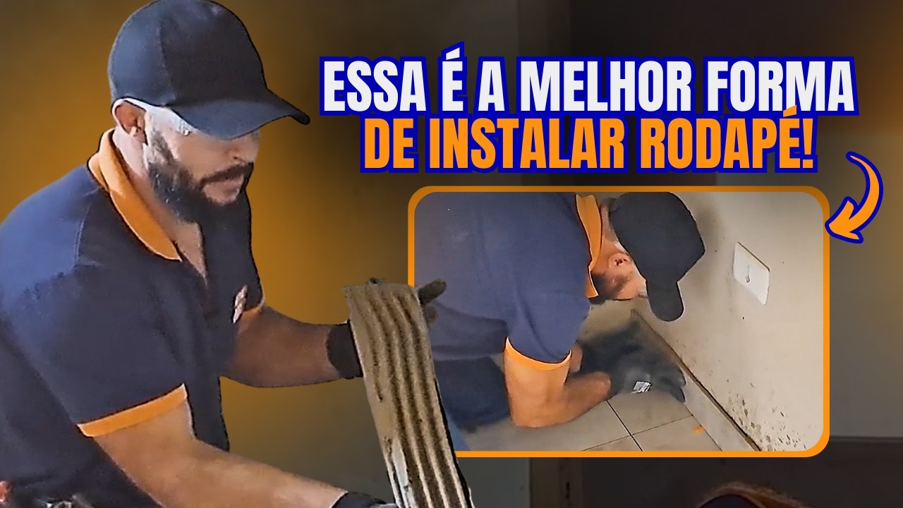 APRENDA como instalar RODAPÉS com essas DICAS IMPERDÍVEIS