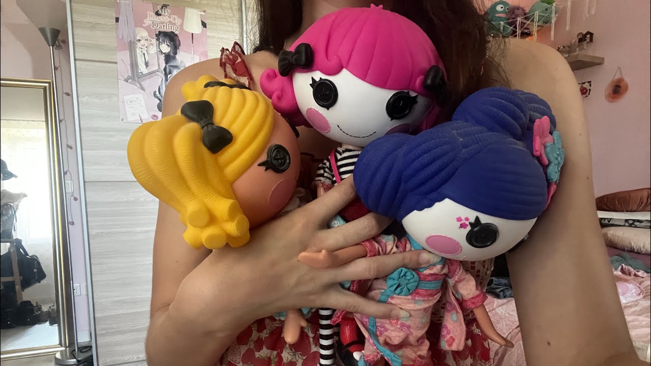 ASMR Lalaloopsy! Je vous montre mes lalaloopsy (tapping & scratching-lofi)