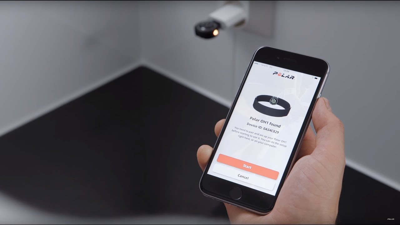 Polar OH1 | Начало работы с мобильным устройством