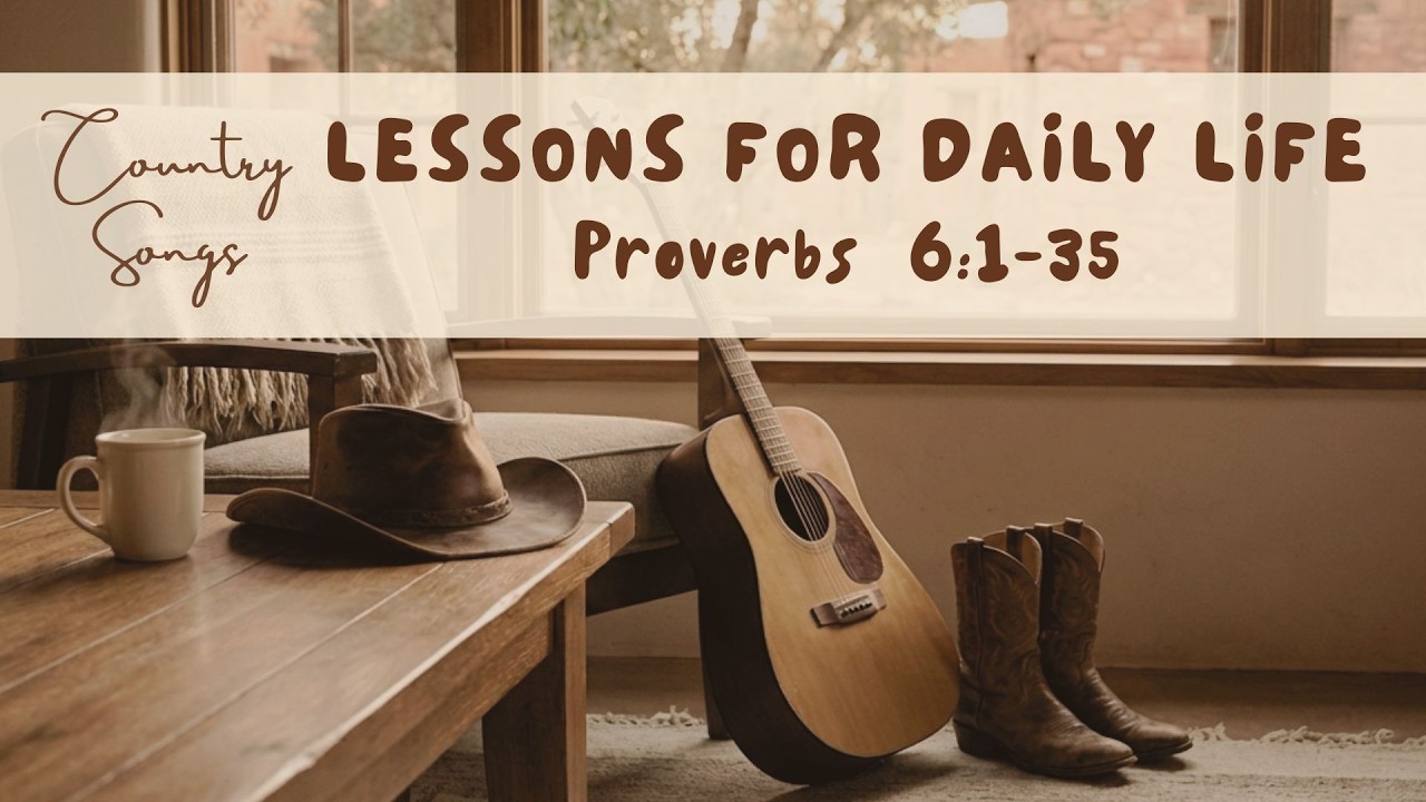 11. Lessons for Daily Life 🐎 Singing Proverbs 6:1-35 🤠 Relaxing Country Christian Songs