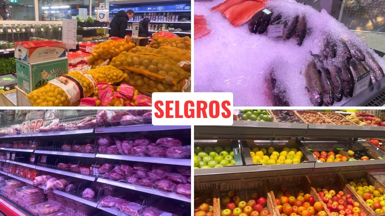 All You See In A Typical Wholesale Grocery Store In Germany 🇩🇪 | SELGROS Shop With Me