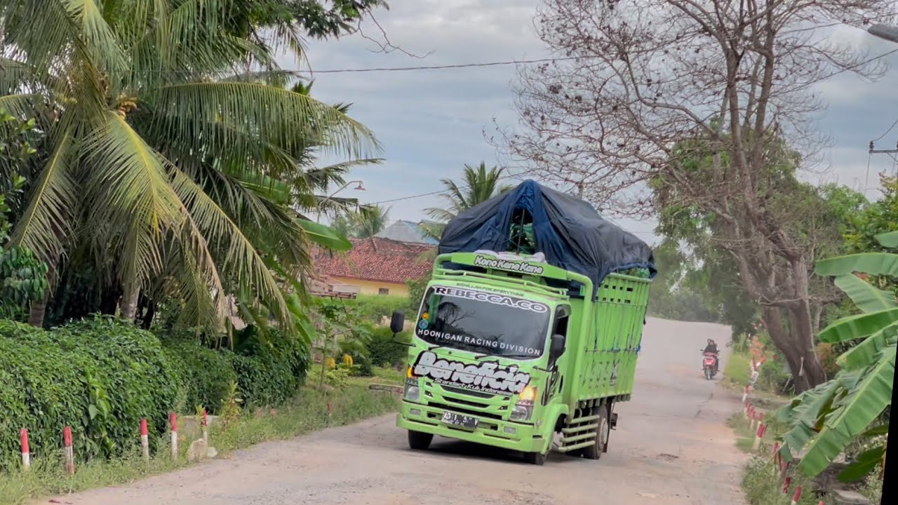 Hampir bubuk‼️ Sulitnya jalan Lintas  Sumatera bawa jagung 10 ton 🔥 (Trip pulang part 1)