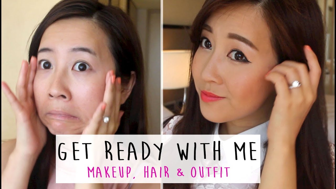 Get Ready With Me in Korea | Makeup, Hair & Outfit