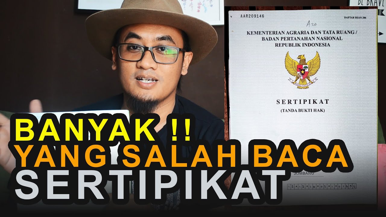 Cara Membaca Sertipikat Tanah dan Rumah Untuk Orang Awam