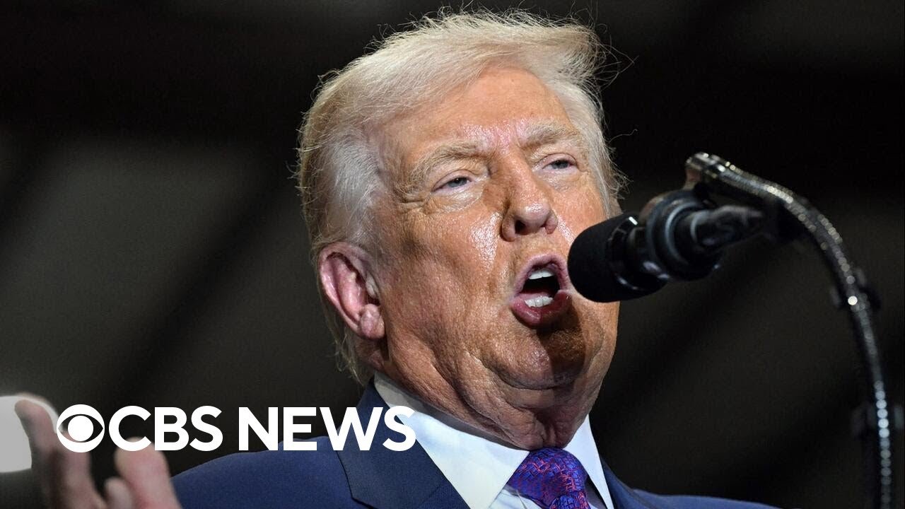 Trump holds rally in Marjorie Taylor Greene's former district