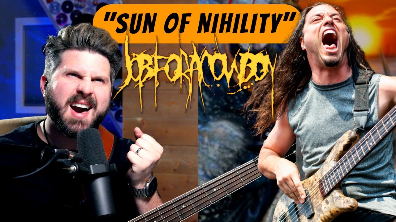 Bass Teacher REACTS: Job For A Cowboy “SUN OF NIHILITY” Has the BUSIEST Bass Lines in Death Metal!