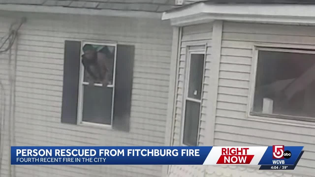 Person rescued from Fitchburg house fire