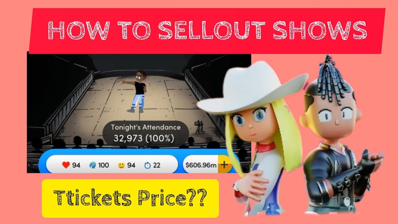 HOW TO PRICE TICKETS ON WORLD TOURS IN MUSIC WARS ROCKSTAR 