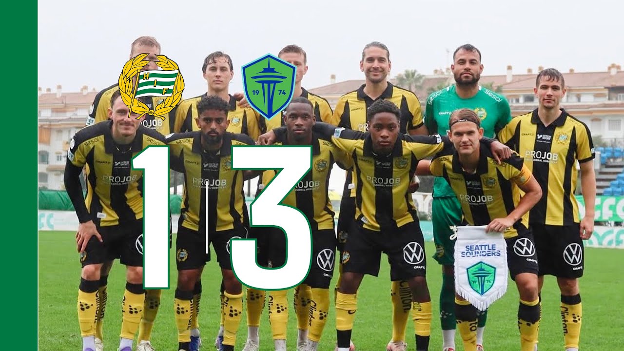 HELA MATCHEN: Hammarby – Seattle Sounders (1–3) | Träningsmatch 2026 Marbella