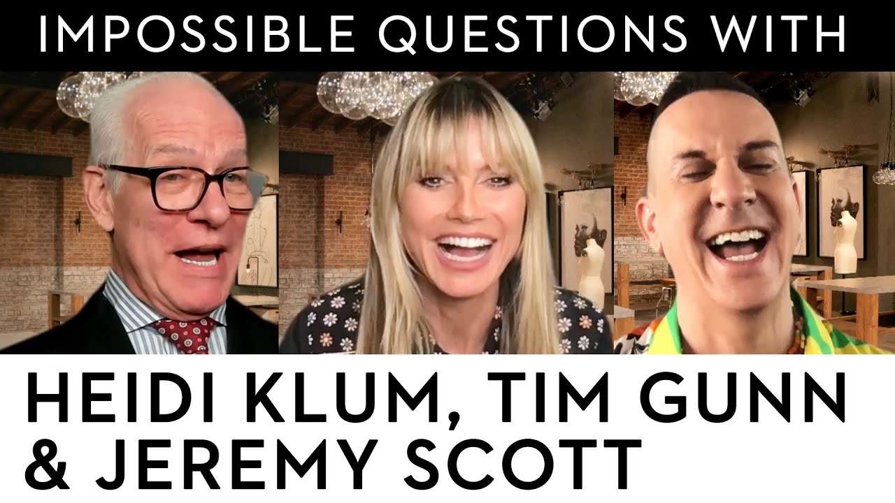 Heidi Klum, Tim Gunn & Jeremy Scott Share Their Opinions On Bangs, Skinny Jeans & More