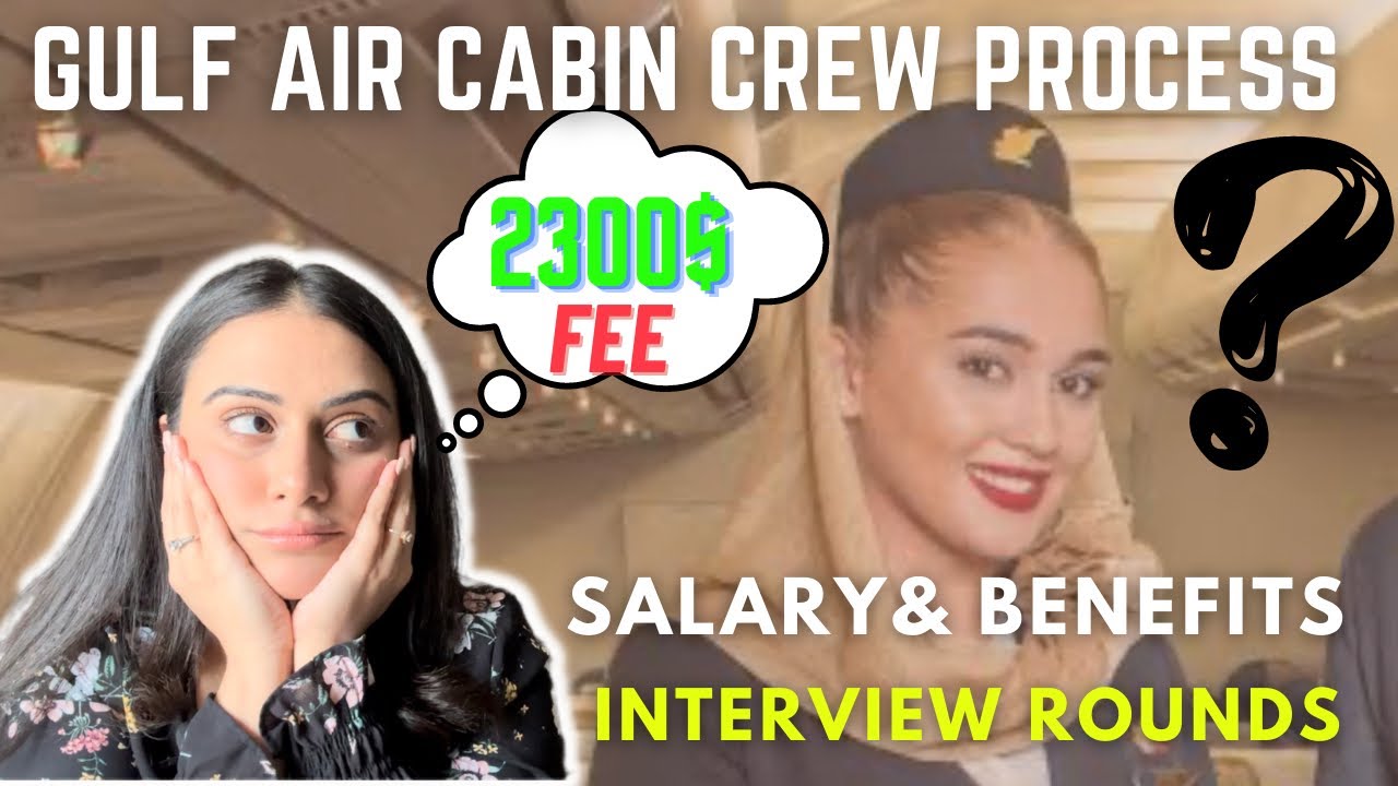 Gulf Air Cabin Crew Interview Rounds & Process| Gulf Air cabin crew salary & Benefits 2023 |Twinkle
