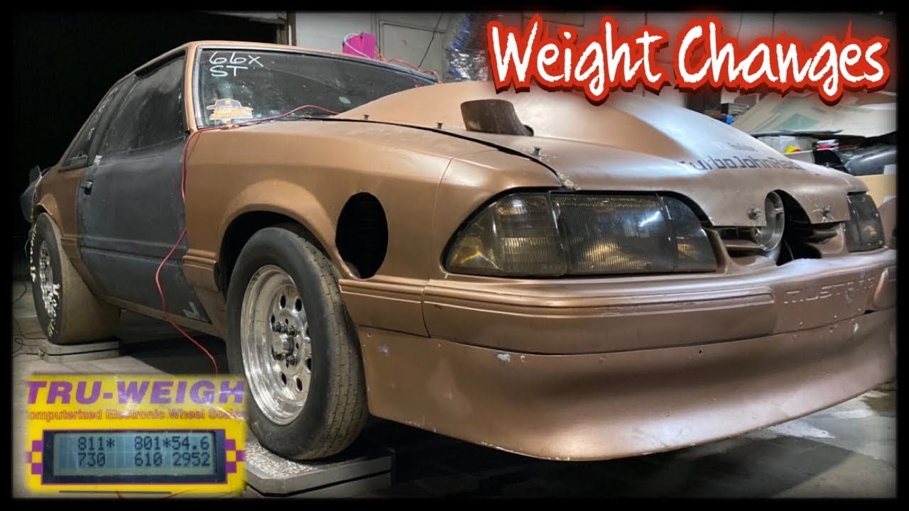 Weight Changes, Scaling the race car