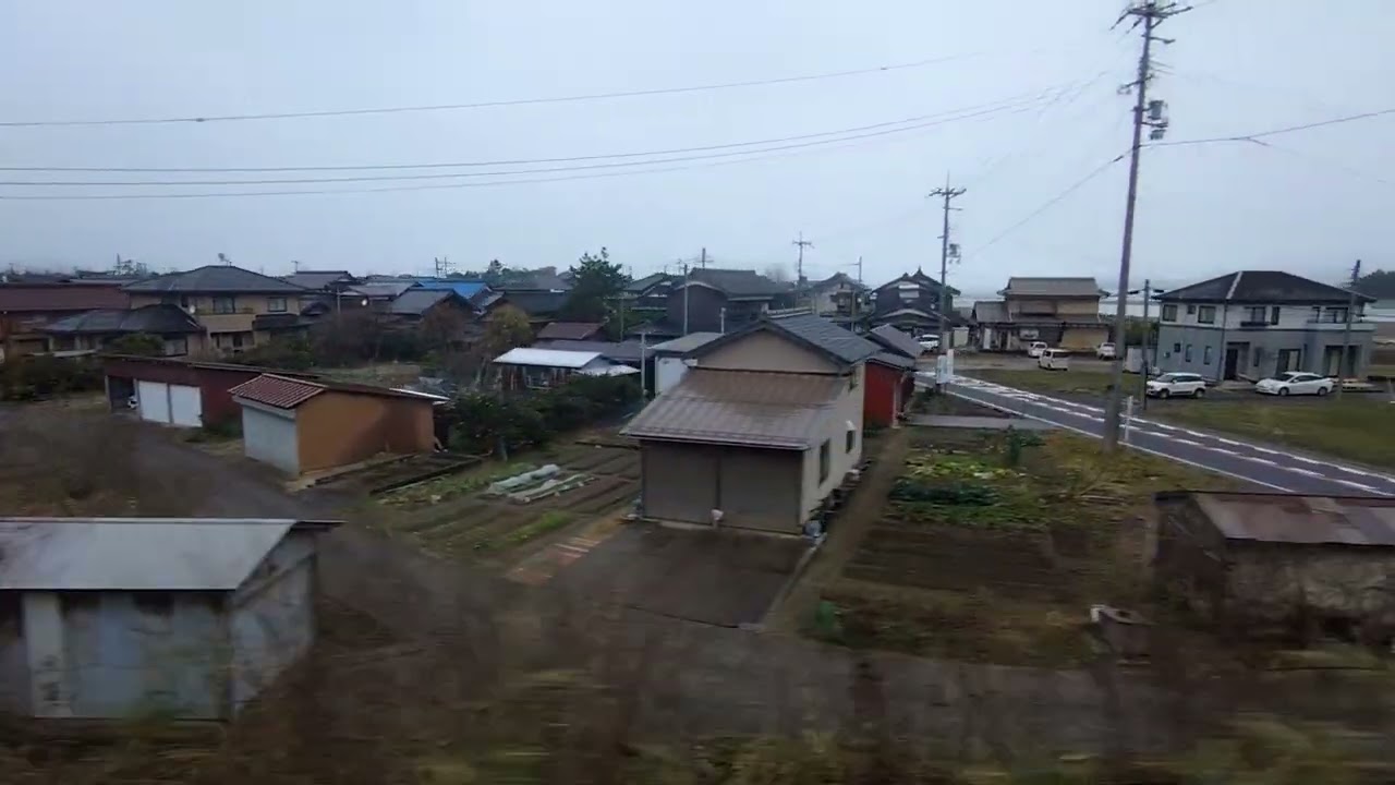 京都丹後鉄道　丹後由良〜丹後神崎　海側車窓