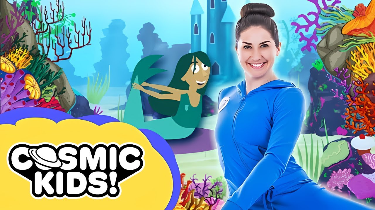 Mimi the Mermaid | Saturday Morning Yoga: Cosmic Kids 🧜‍♀️🌊✨