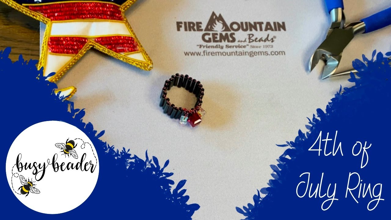 Add Some Sparkle To Your 4th Of July Celebration With This Dazzling Ring!