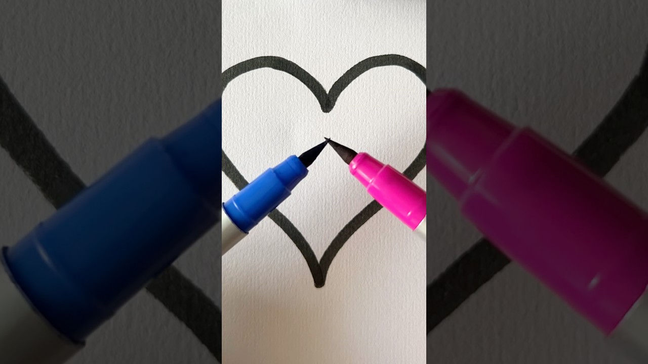 💙🩷 #art #youtubeshorts #kidstv #ytshorts #diy #kidsart #kidsvideo #kids #shorts #youtube #reels #yt