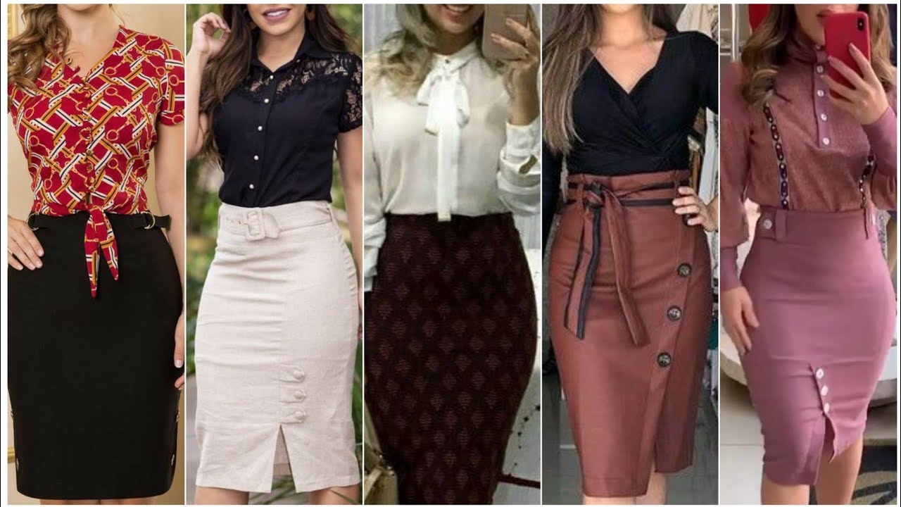 Amazing And Very Stylish Skirts And Blouse Outfit Ideas For Woman 2023 || Target OF Fashion