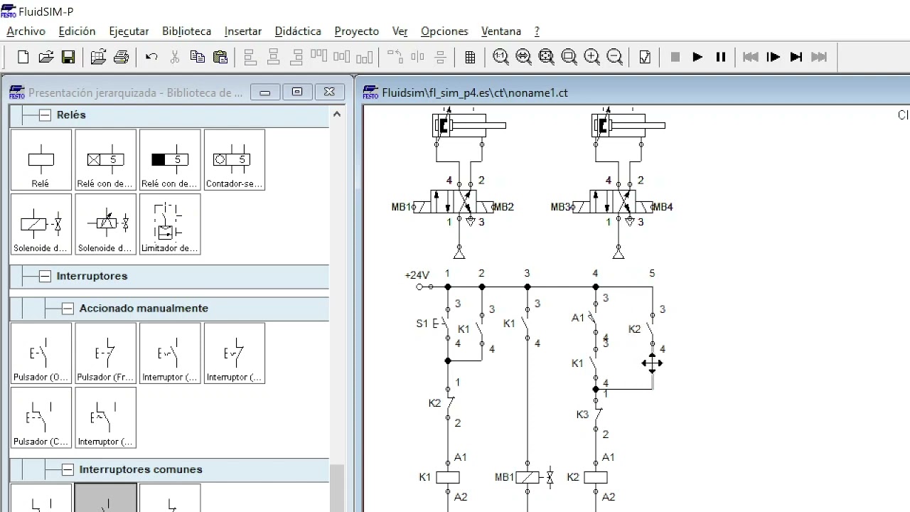 Secuencia A+B+B-A-  electro ciclo único