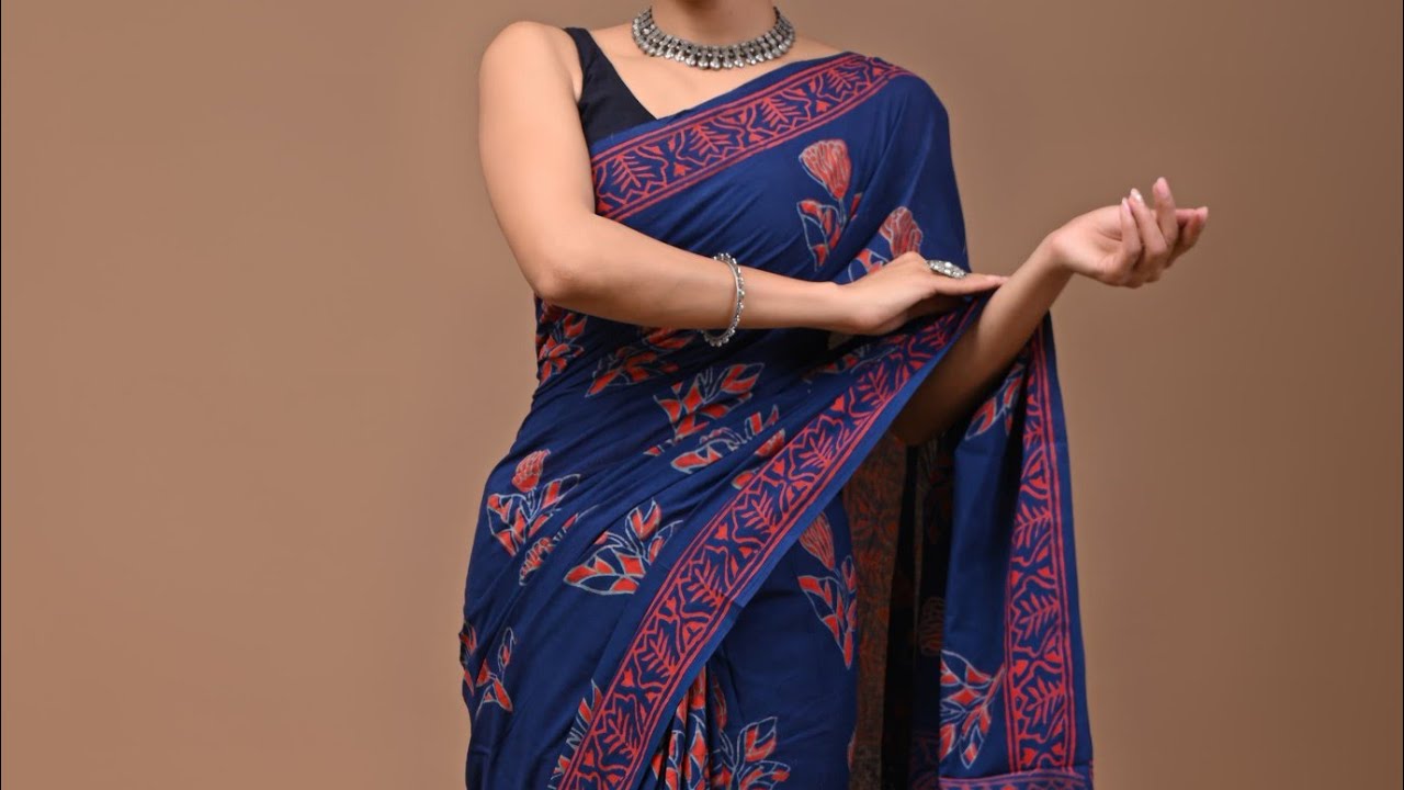 Block Printed Cotton Mulmul Sarees. Whatsapp us on +91-7357554410 for details & place order.